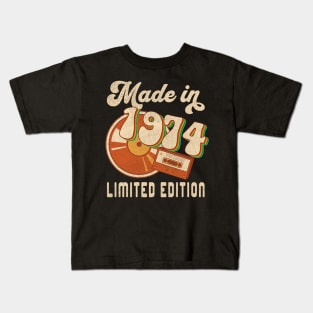 Made in 1974 Limited Edition Kids T-Shirt